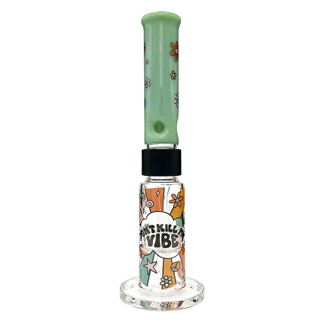 Prism Pipes 15” Flower Power Honeycomb Perc Straight Tube Bong
