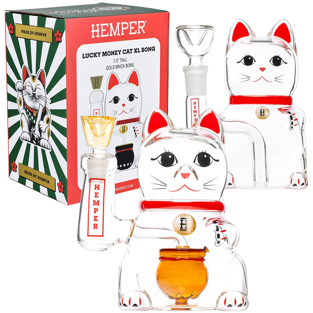 Hemper Lucky Money Cat Water Pipe π±
