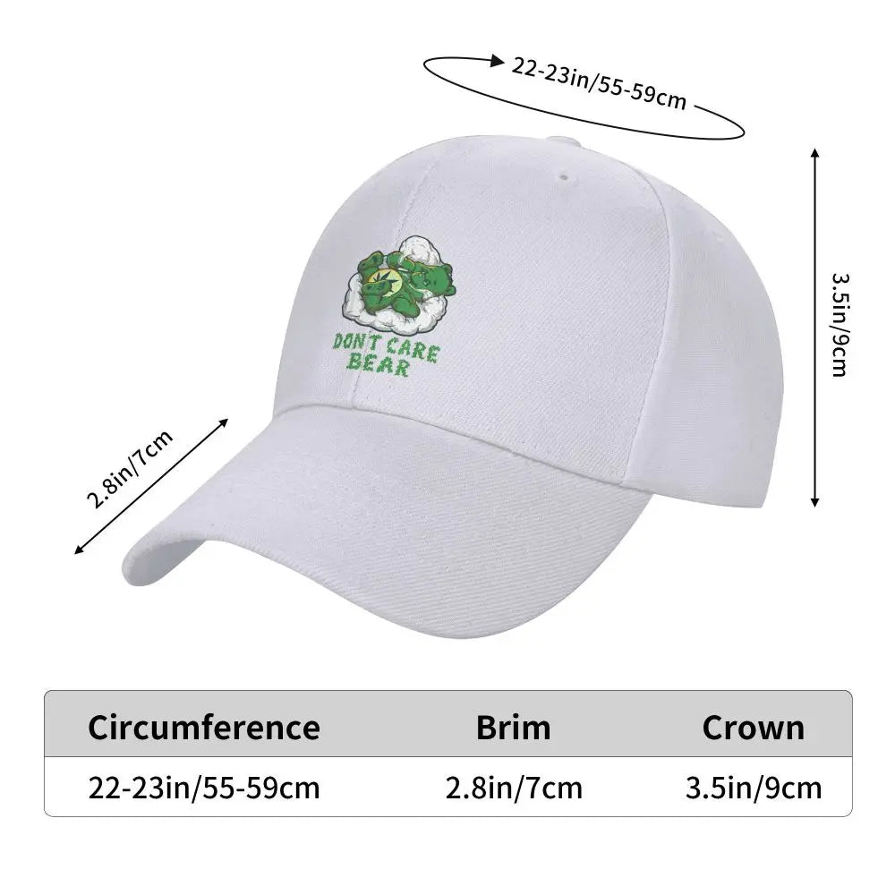 Care Bears Smoking Weed Cannabis Marijuana 4-20 Stoner Gift Caps Hip-Hop Dad Hat Sun Hat Trucker Cap Snapback Caps Baseball Caps