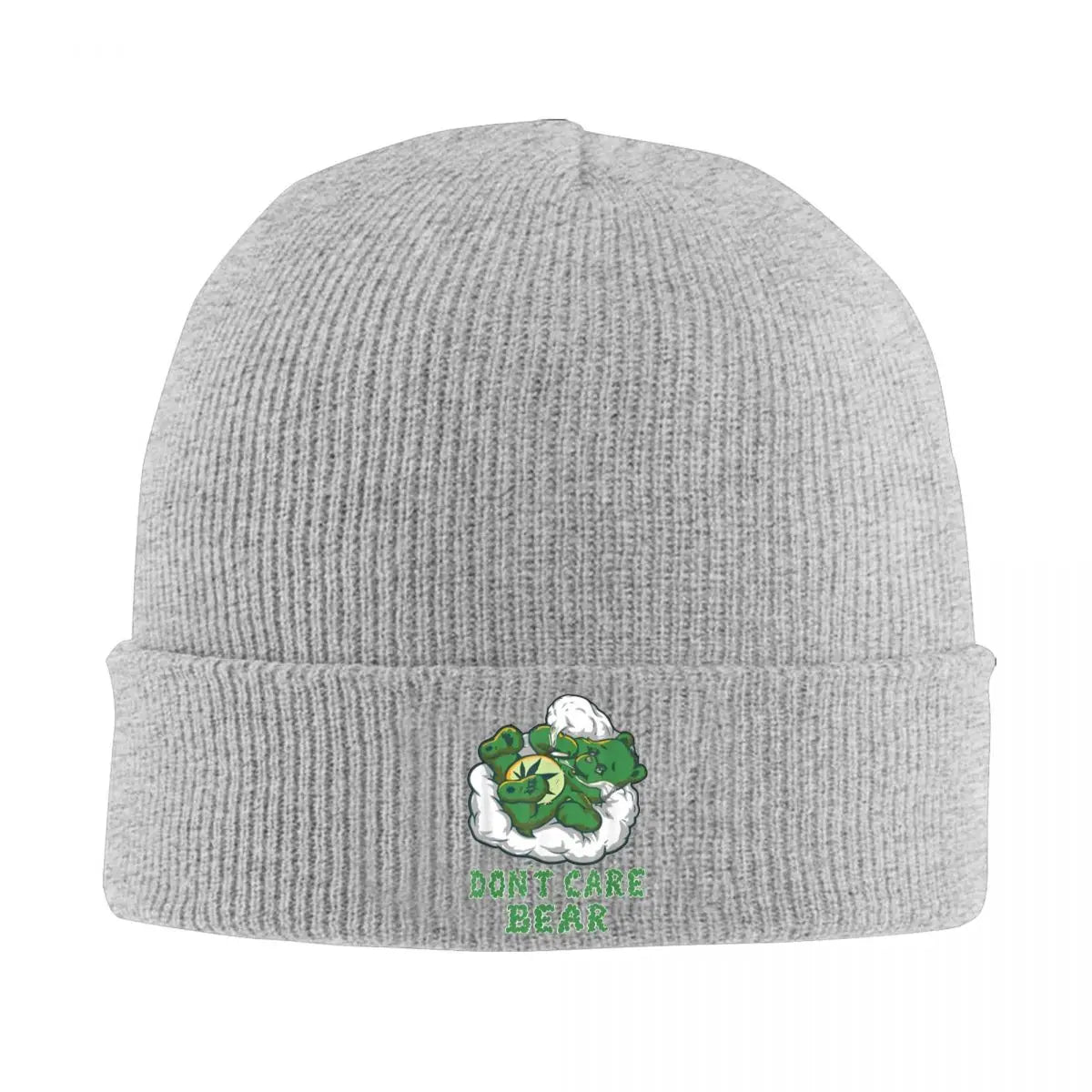 Care Bears Smoking Weed Cannabis Marijuana 4-20 Stoner Gift Hats Autumn Winter Beanies New Cap Men Women Acrylic Bonnet