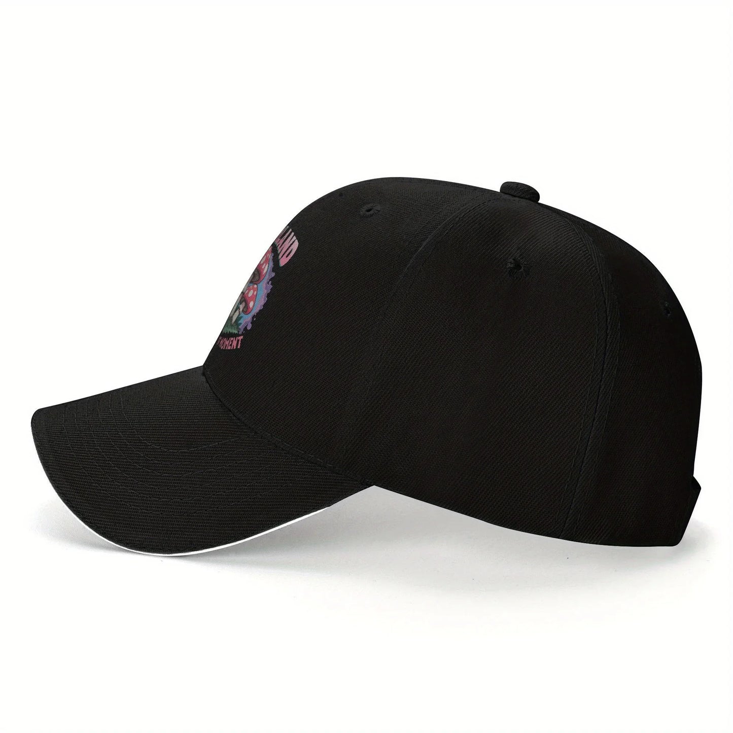Dreamland Mushroom Graphic Kids Baseball Cap Youth Sports Comfortable Casual Baseball Hat Adjustable Sandwich Brim All Seasons