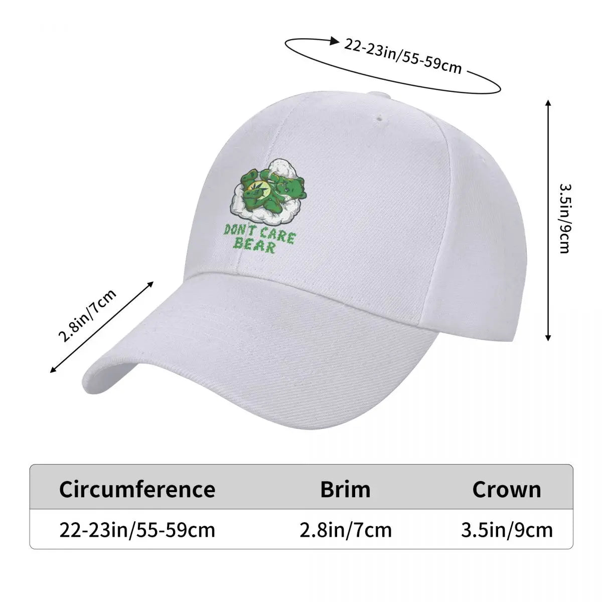 Care Bears Smoking Weed Cannabis Marijuana 4-20 Stoner Gift Caps Hip-Hop Dad Hat Sun Hat Trucker Cap Snapback Caps Baseball Caps
