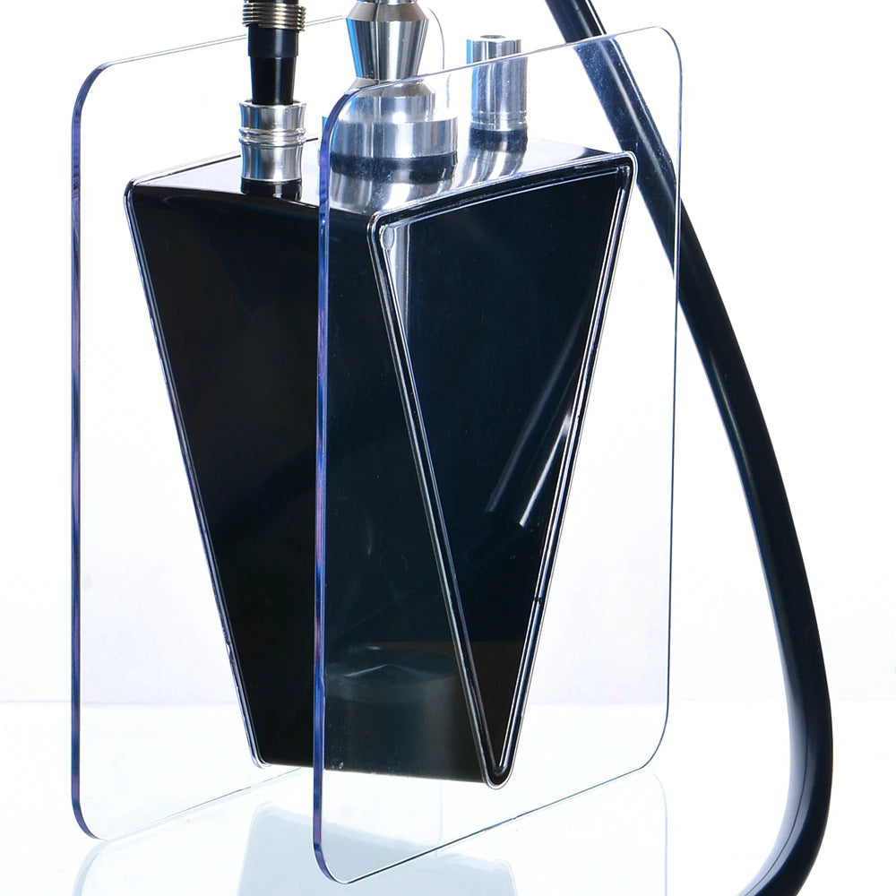 Acrylic Shisha Pipe Hookah Set With Hookah Pipe Silicone Bowl Hose Metal Tongs Spring Sheesha Cachimbas Sisha Hookah Water Pipe